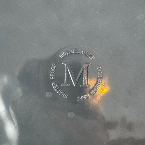 Melange 100% Melamine Tuscan Plate Set Gardens of Italy Collection - Picture 2 of 6